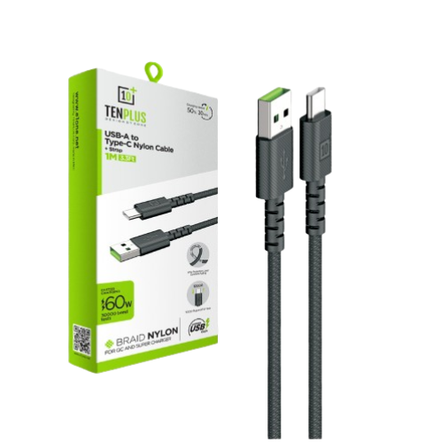 كيبل يو إس بي إلى تايب سي USB-TC - ماركة تن بلس