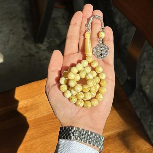 مسباح - بكلايت اصفر رخامي