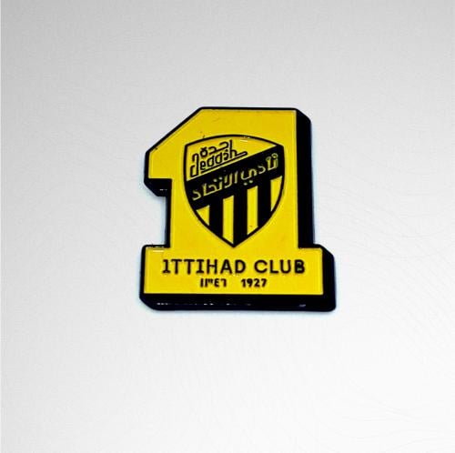 شعار نادي الاتحاد ملصق معدن