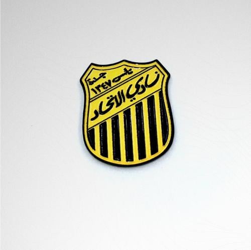 نادي الاتحاد القديم ملصق معدن