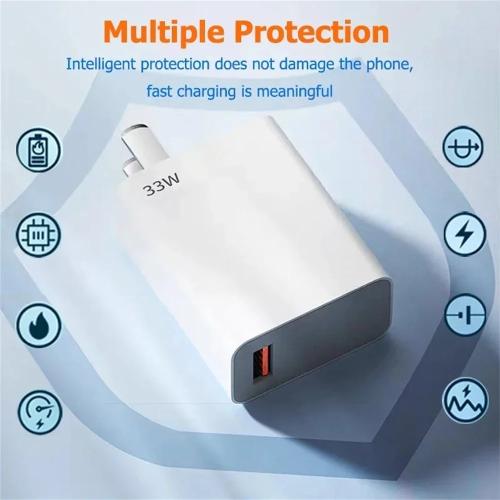 شاحن سريع 33 واط - USB - محول طاقة