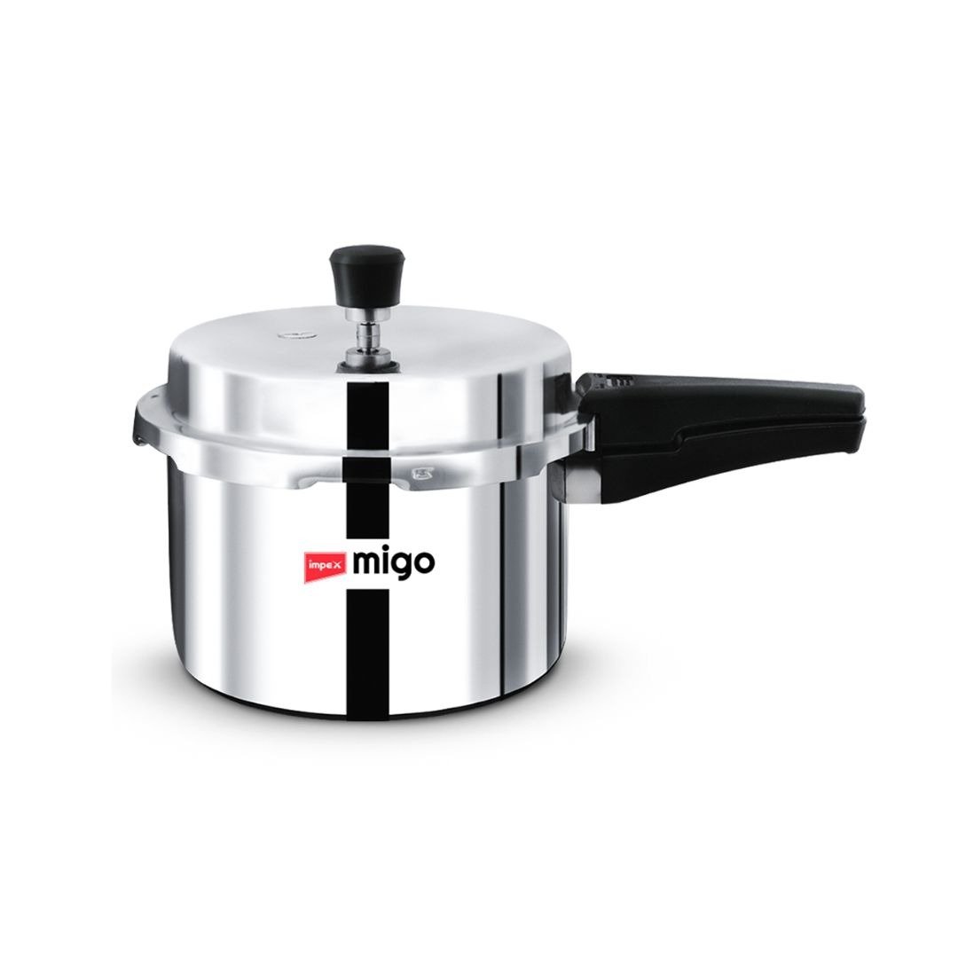 Impex Migo 3L Triply Stainless Steel Pressure Cooker With a 5-Year
