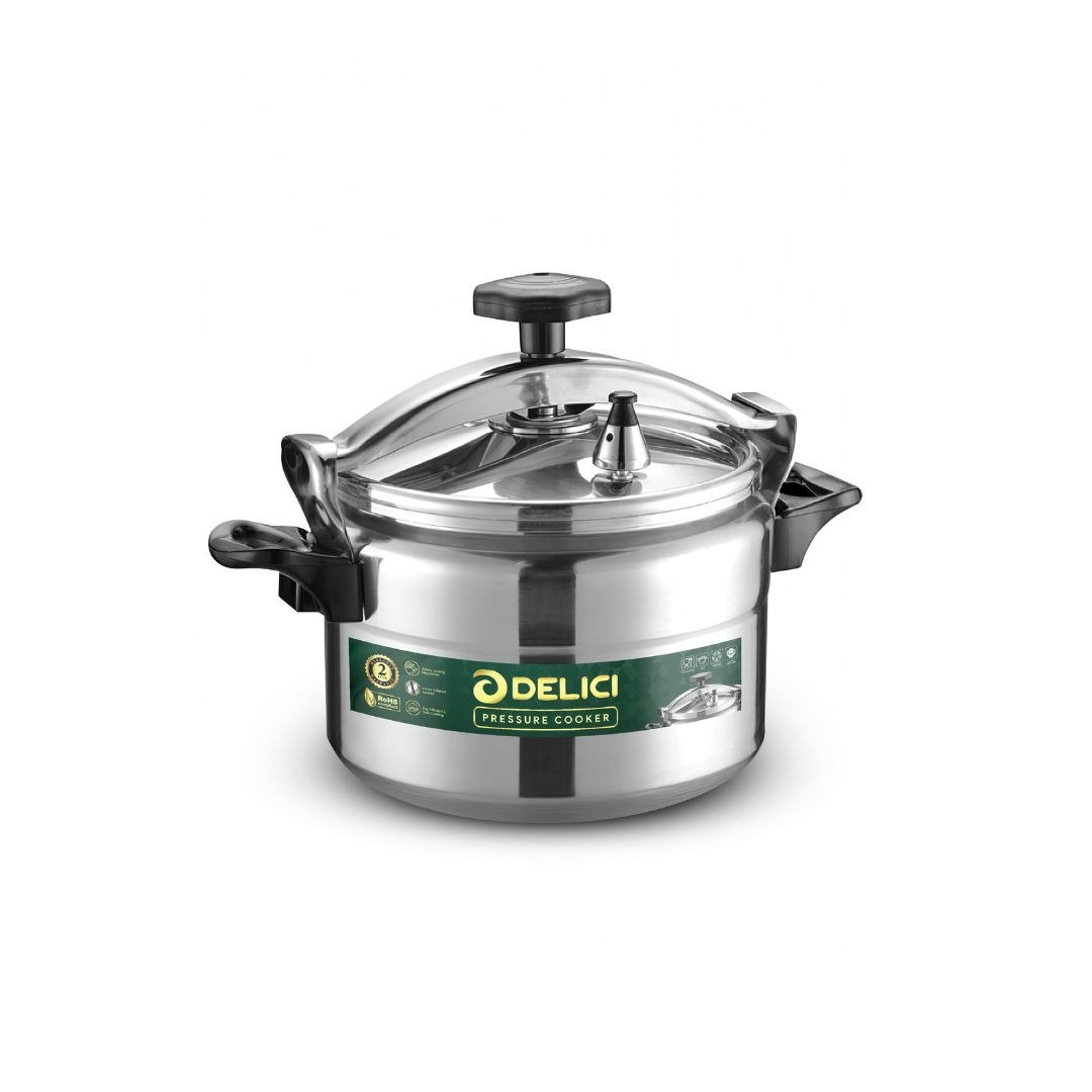 DELICI 7Ltr Aluminium Pressure cooker With a 2-yea...