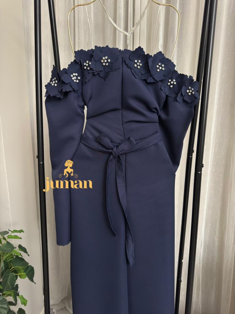 فستان كحلي فخم