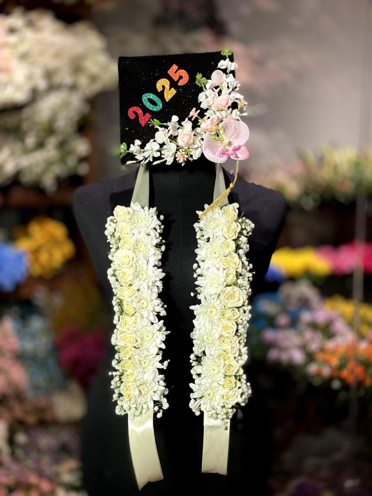 طوق التخرج 1 - ورد طبيعي