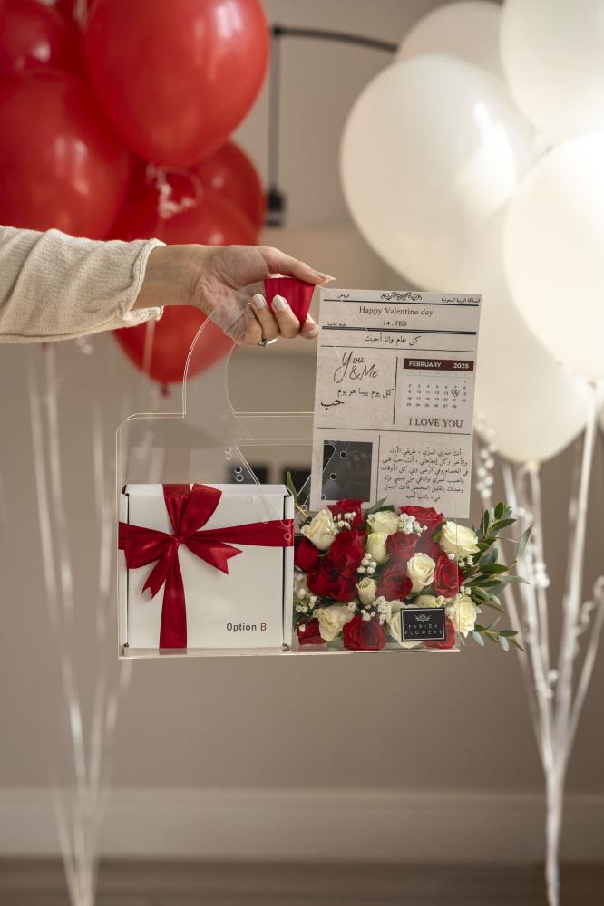 Gift for him (roses and men's perfume)