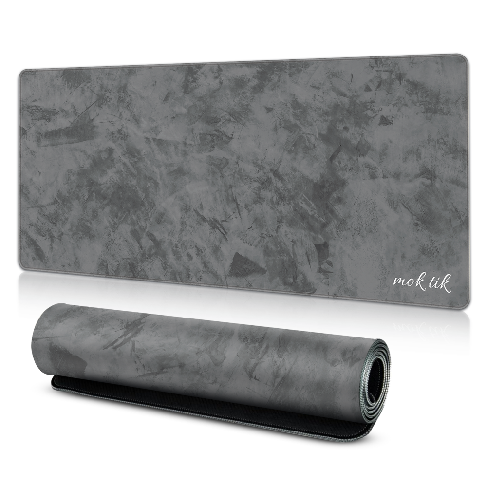ماوس باد (Gray) للالعاب كبير الحجم مقاس 400 × 900 ملم مضاد للماء - مضاد للانزلاق.
