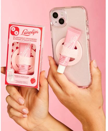 Lanolips case with lip balm