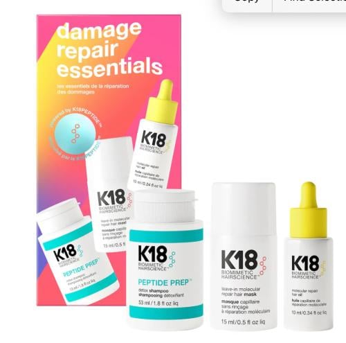 Mini Damage Repair Essentials Hair Set