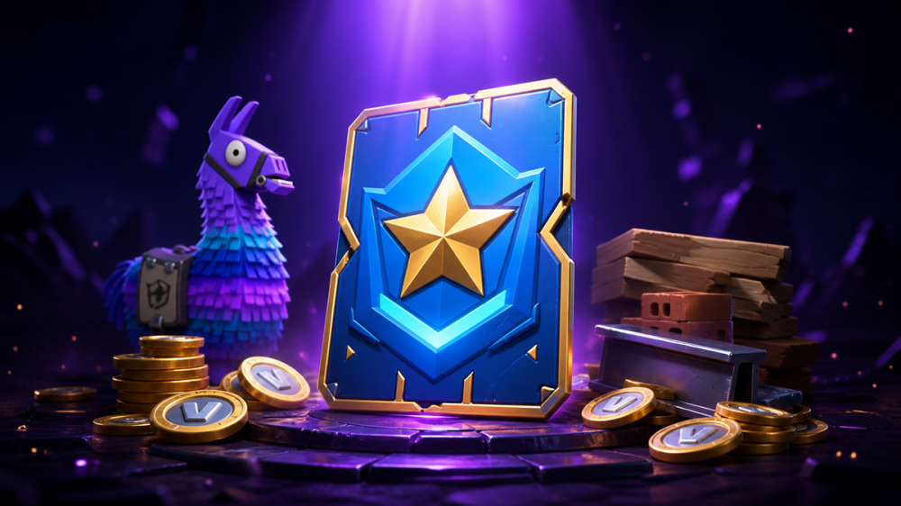 Battle Pass فورت نايت - كم V-Bucks تحتاج وكيف توفر