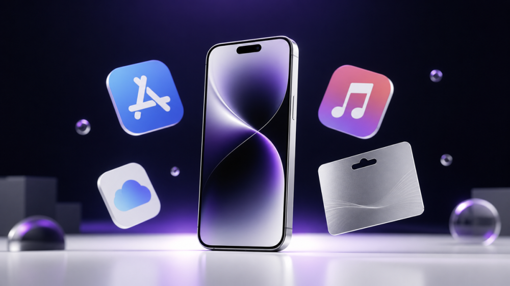 بطاقة آيتونز للاشتراكات - Apple Music، iCloud، Apple TV+