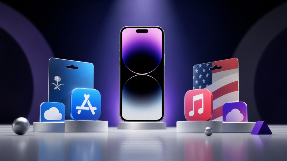 بطاقة آيتونز سعودي vs أمريكي - أي وحدة لـApple ID حقك؟