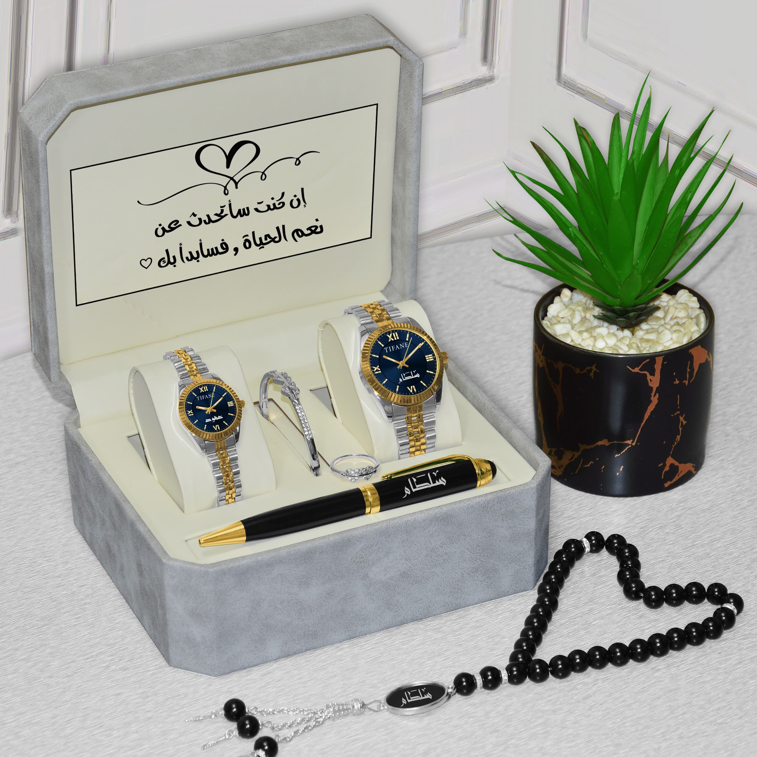 طقم رجالي ونسائي مميز – هدية فاخرة تجمع بين الأناقة والرُقي🎁