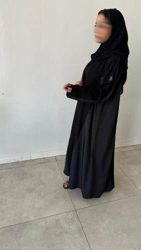 عبايه ساده قماش مشجر