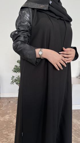 عبايه ساده كم جاكار