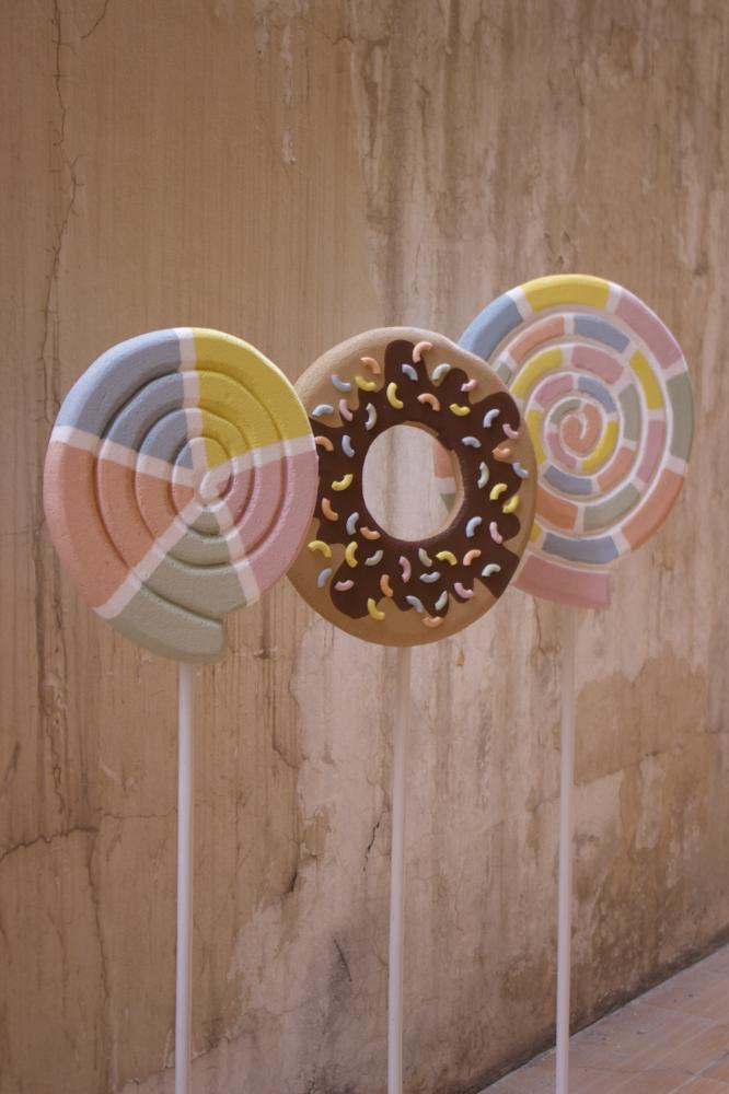 مجسمات فلين حلوى - ٣ قطع