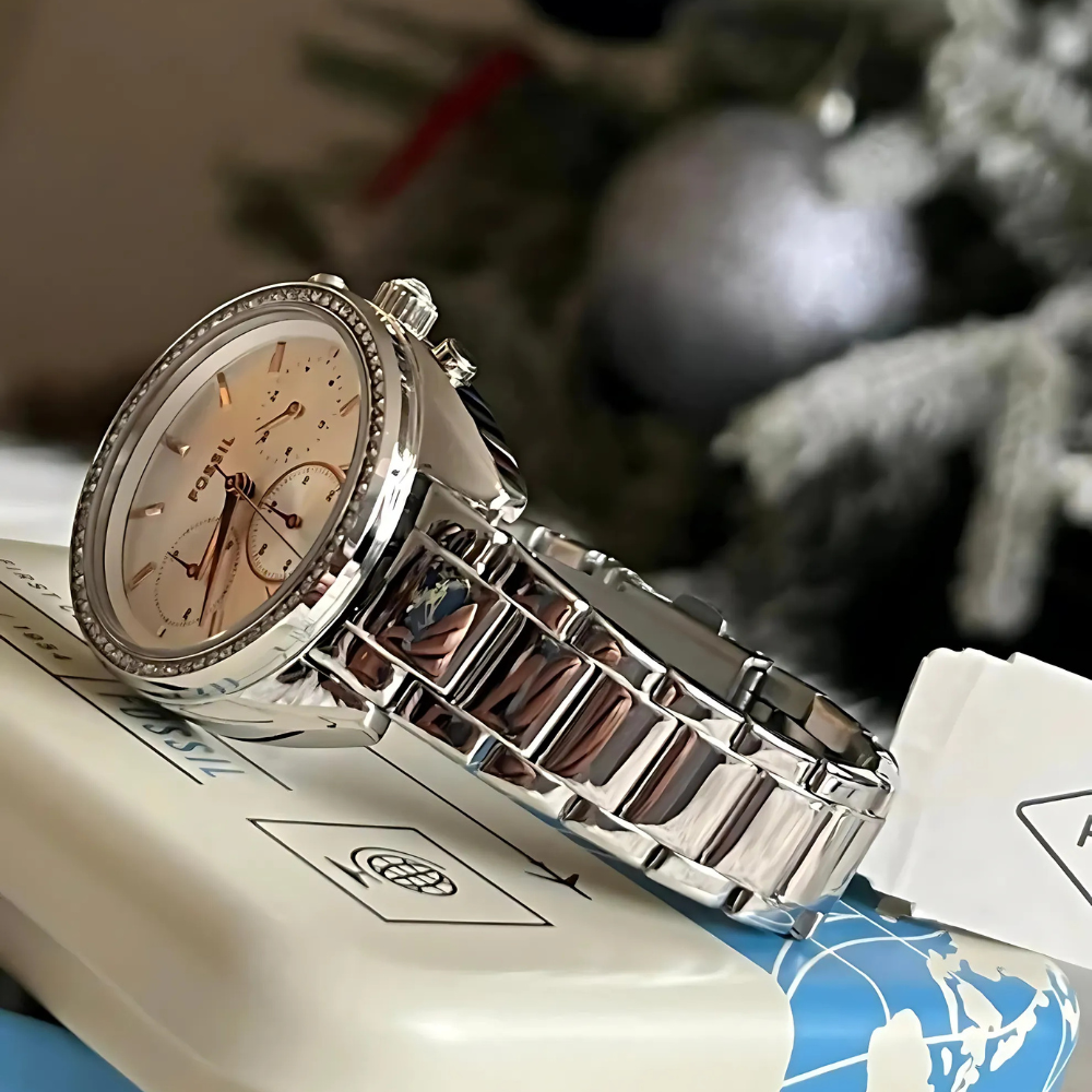 ساعة فوسيل ڤيل كوارتز نسائية – BQ3657