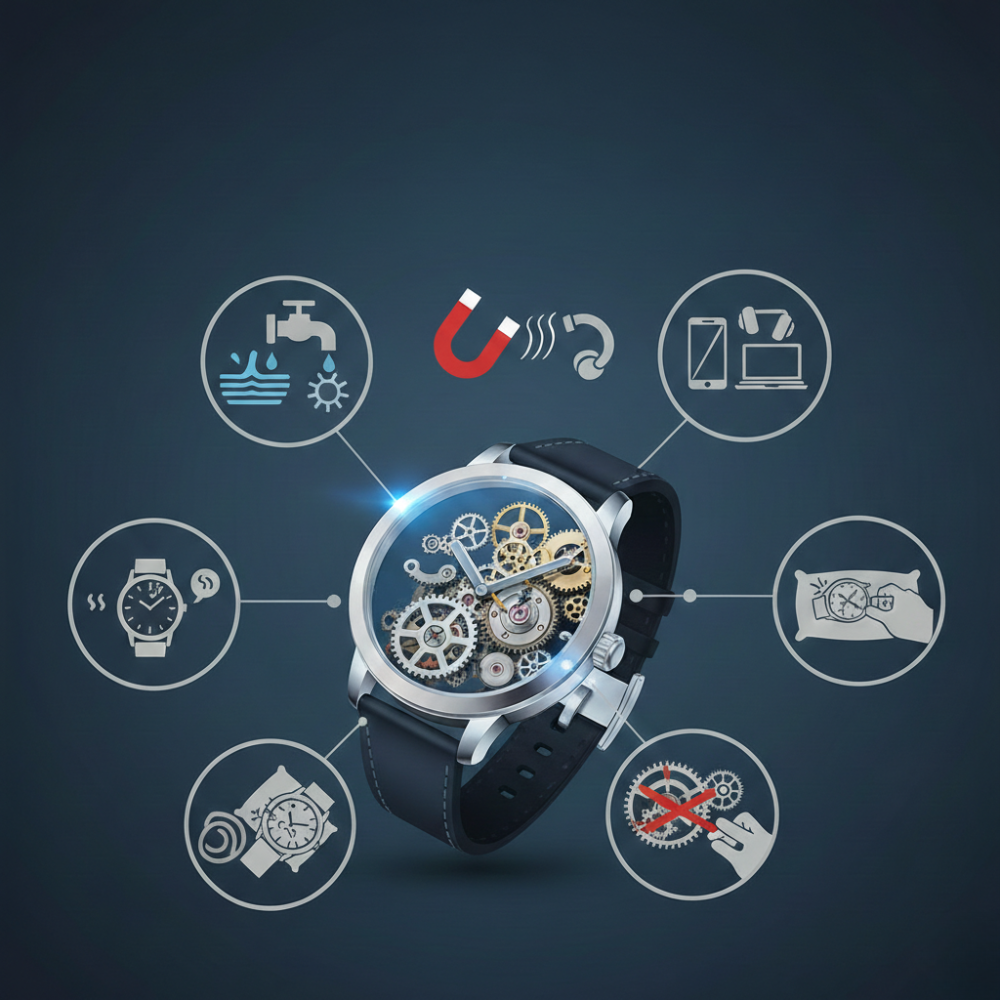 أخطاء يومية تدمّر ساعتك..