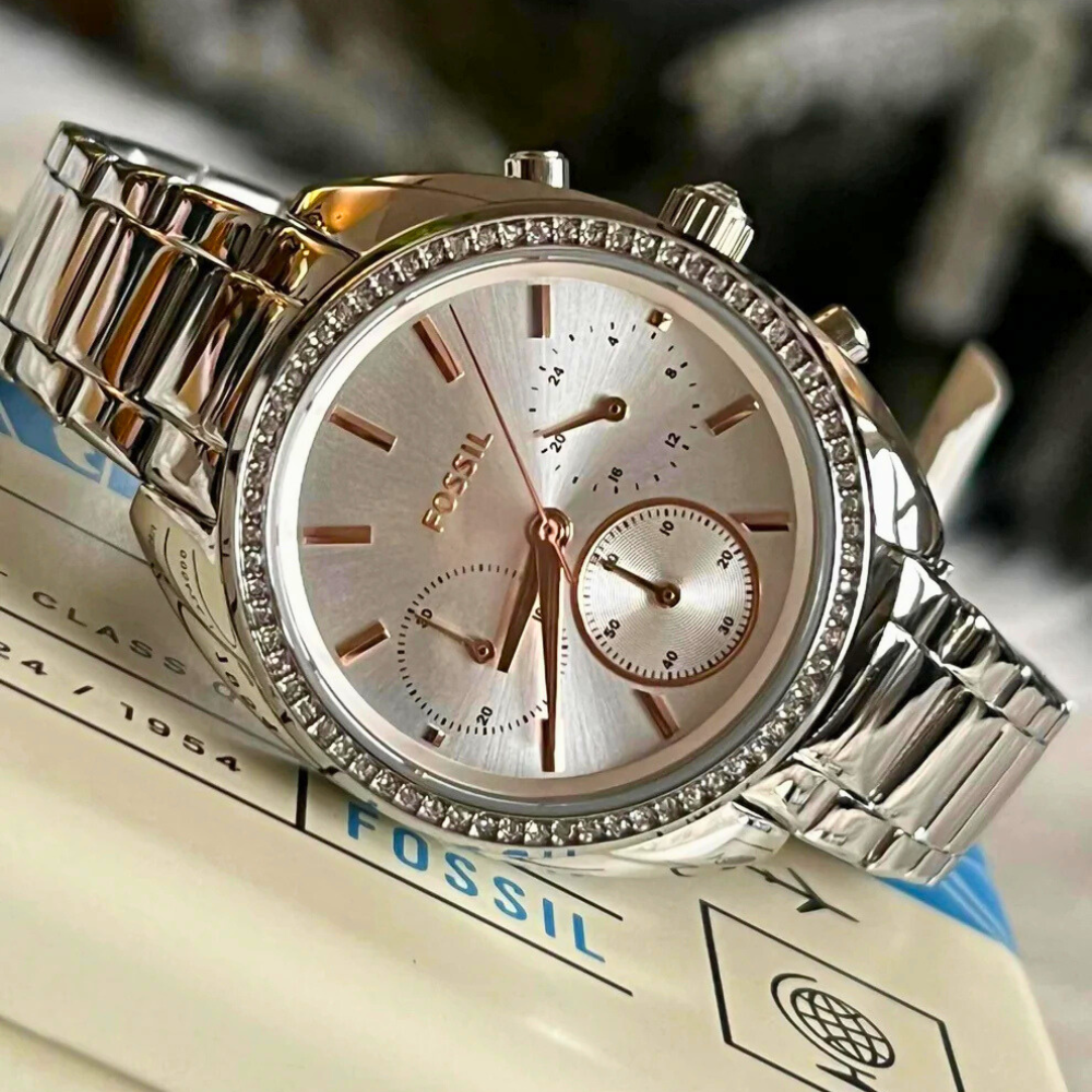 ساعة فوسيل ڤيل كوارتز نسائية – BQ3657