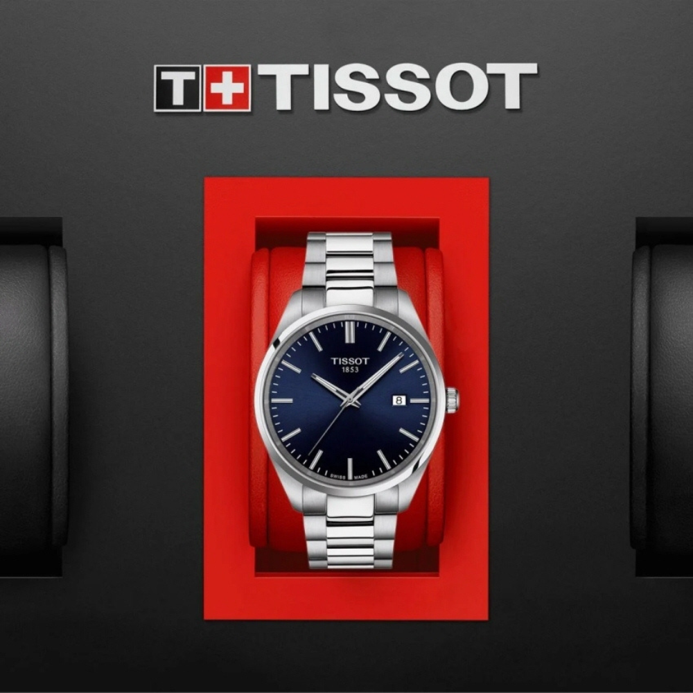 ساعة تيسو بي آر 100 كوارتز رجالية - T1504101104100