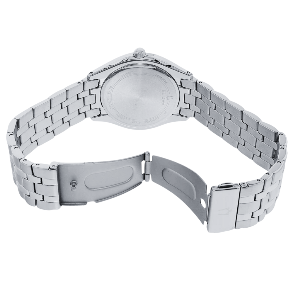 ساعة بولوفا بلاك دايل كوارتز رجالية - 96B265