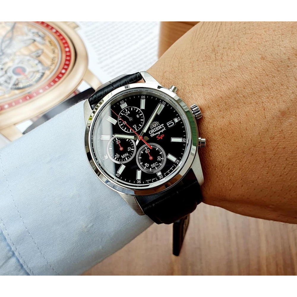 ساعة أورينت سبورت كوارتز رجالية - FKU00004B