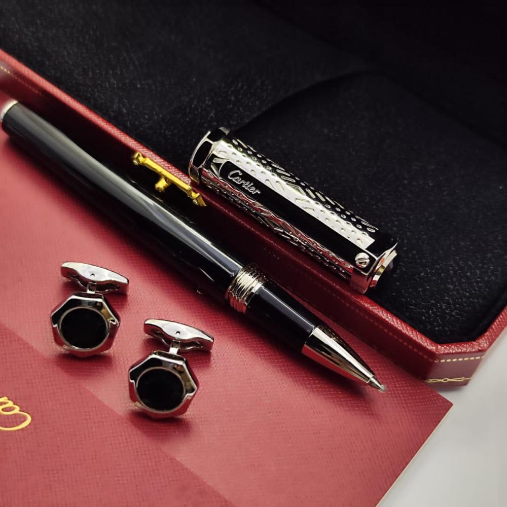 طقم كارتير قلم مع كبك