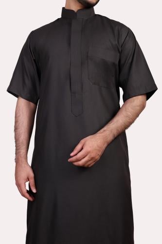 قميص الرسالة رقبة سحاب عرض 22