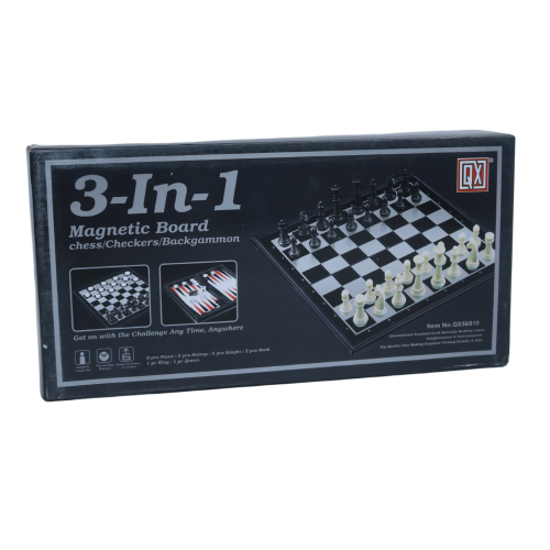 لعبة الشطرنج مغناطيس 3 في 1