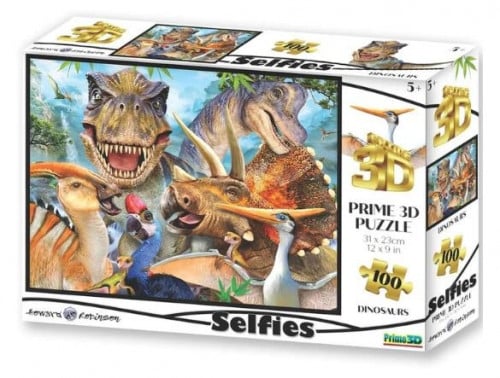 بزل دينصورات 100 قطعة 3D ( ثلاثي الأبعاد )