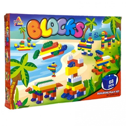 مكعبات تركيب 68 قطعة