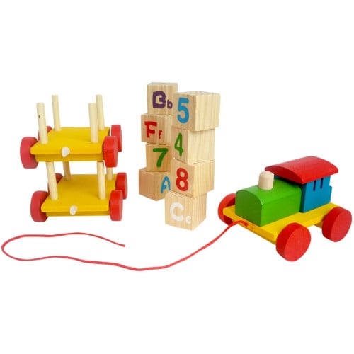 القطار الخشبي