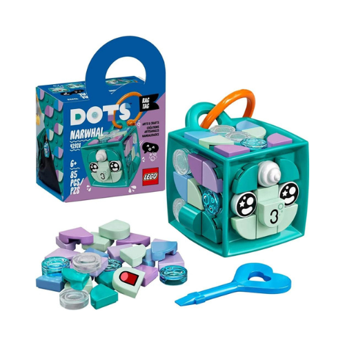 Lego Bag Tag Narwhal