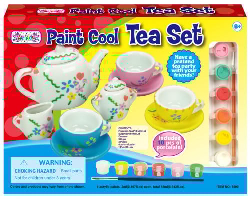 تلوين طقم شاي