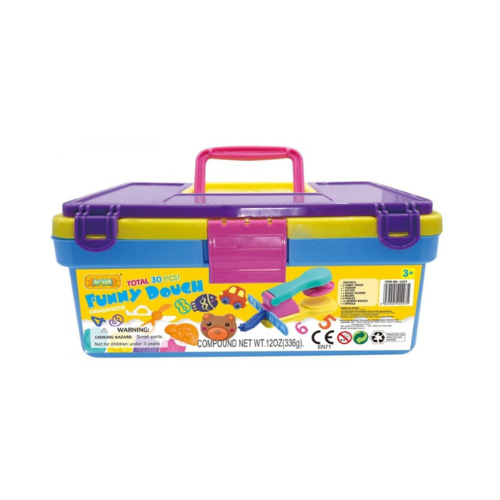 علبة صلصال المرح مع قوالب 30 قطعة