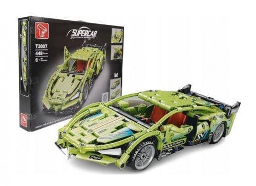 تركيب مكعبات سيارة رياضية مع محرك