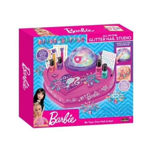 مجموعة باربي للأظافر جليتر ولمعان