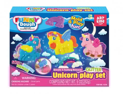 صلصال وقوالب يونيكورن