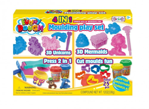 صلصال وقوالب 25 قطعة