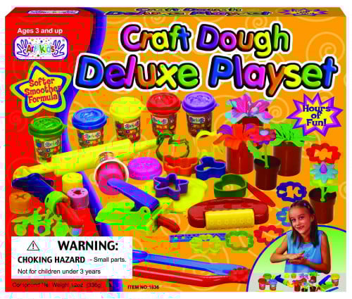 علبة صلصال وقوالب