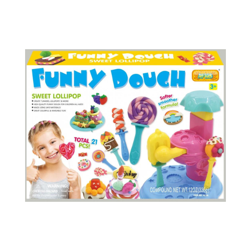 صلصال المرح مع آلة صناعة الحلويات اللولبي