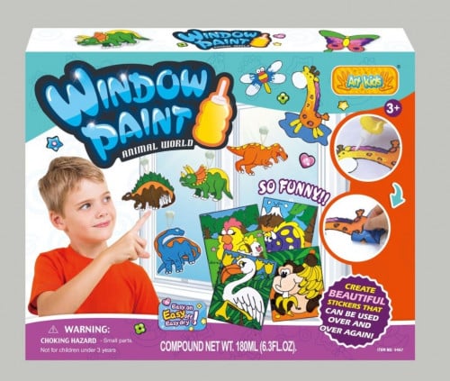 الرسم على النافذة