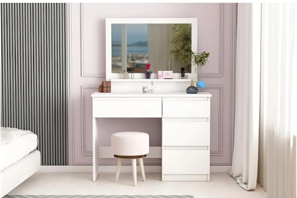 تسريحة مودرن 100سم - أبيض