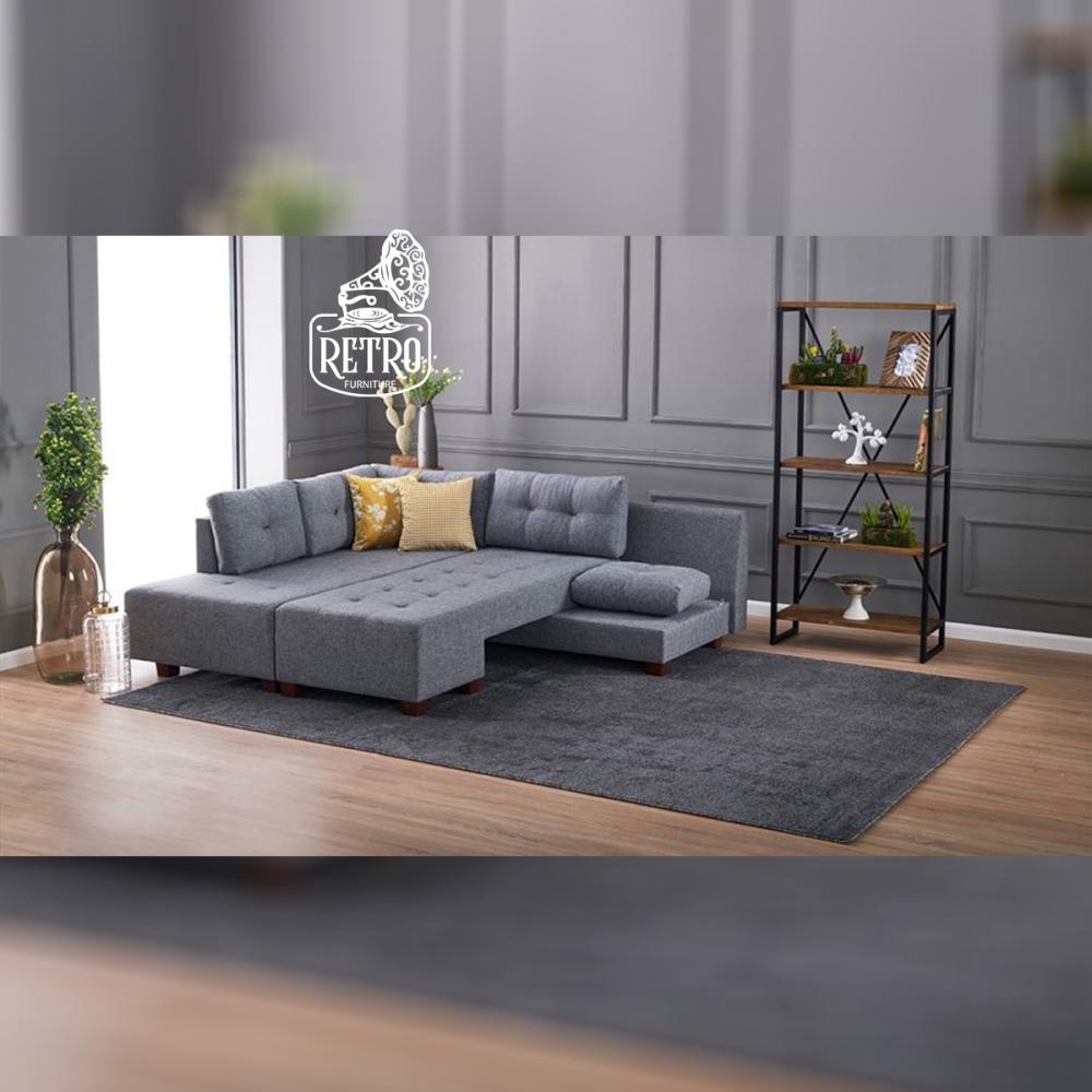 كنب سرير مودرن بتصميم أوروبي مصنوعة من خشب الزان الطبيعي المتين للغاية