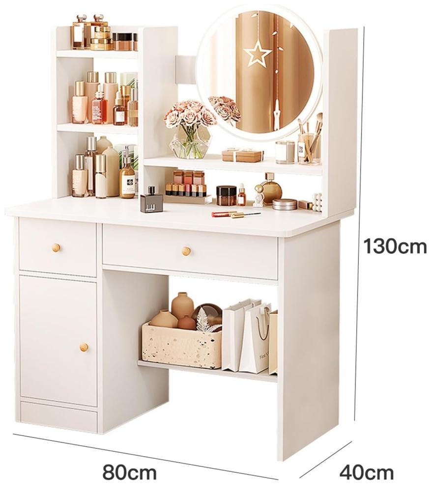 تسريحة مودرن 80* 130سم – أبيض