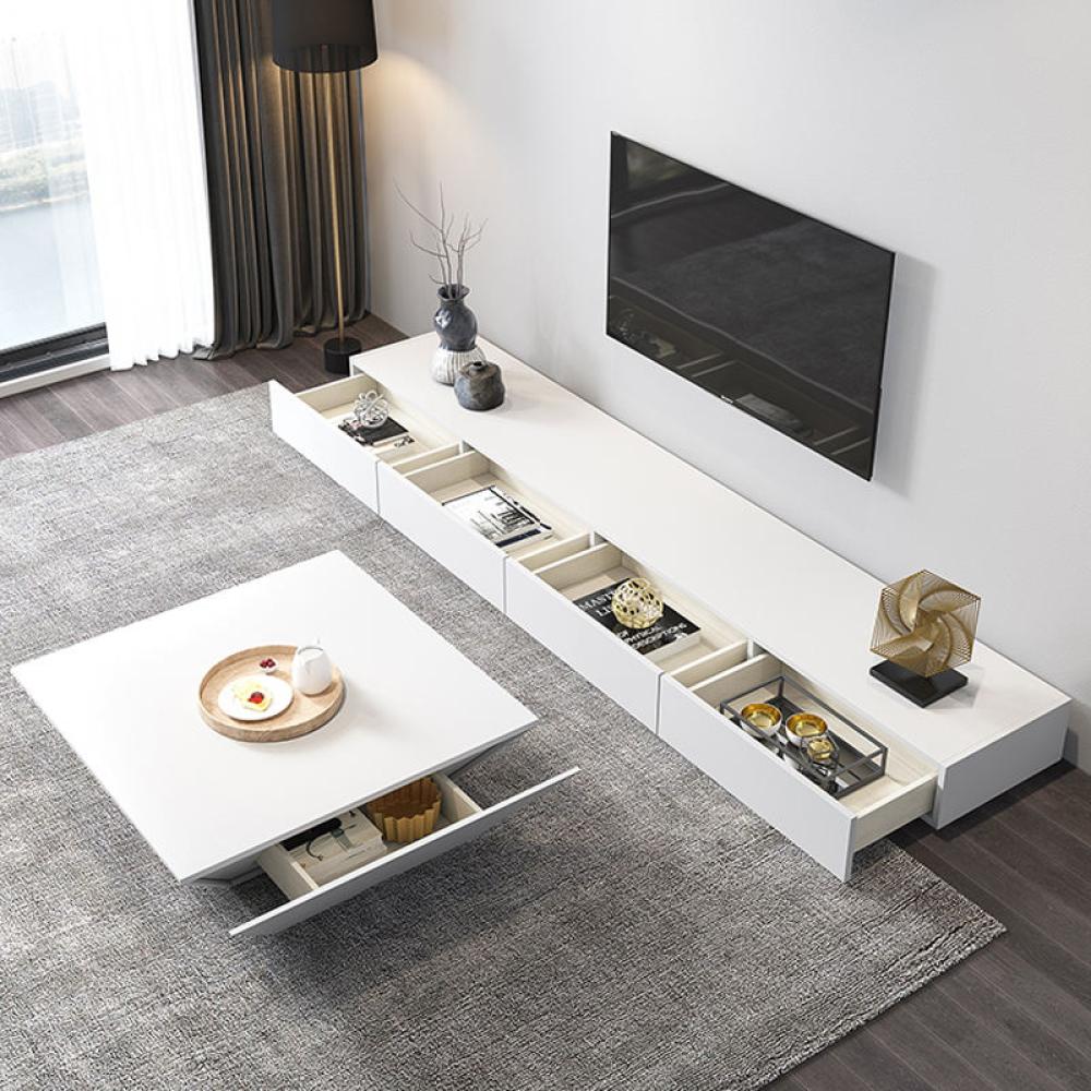 احصل على طاولات تلفاز بتصميم بسيط و مميز تلبي جميع احتياجاتك