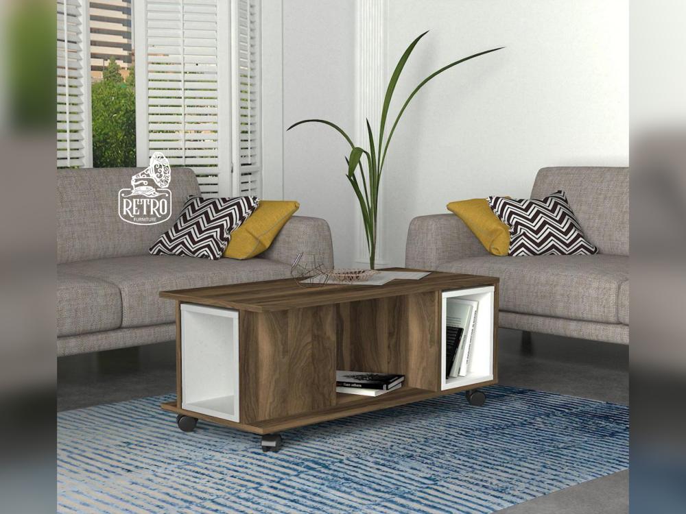 طاولة  قهوة بشكل عصري جذاب تتميز بلونها الجذاب