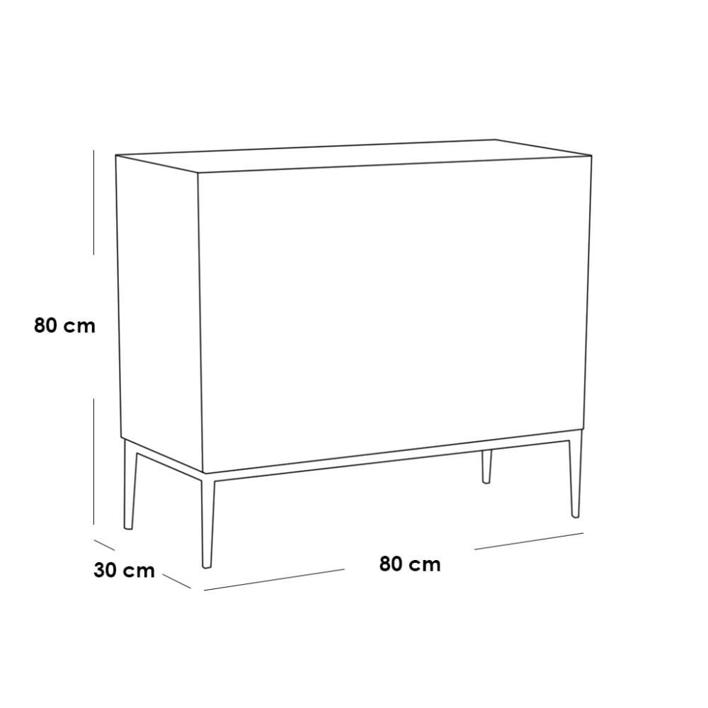 ركن قهوة 80سم – أبيض×بيج