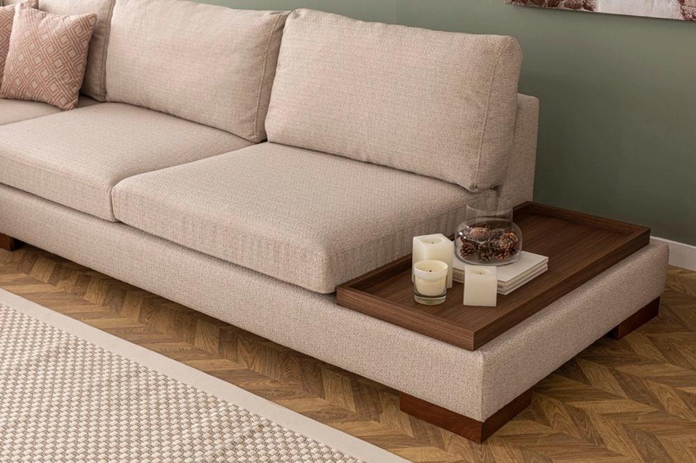 كنبة زاوية متعددة الاستخدامات - بيج