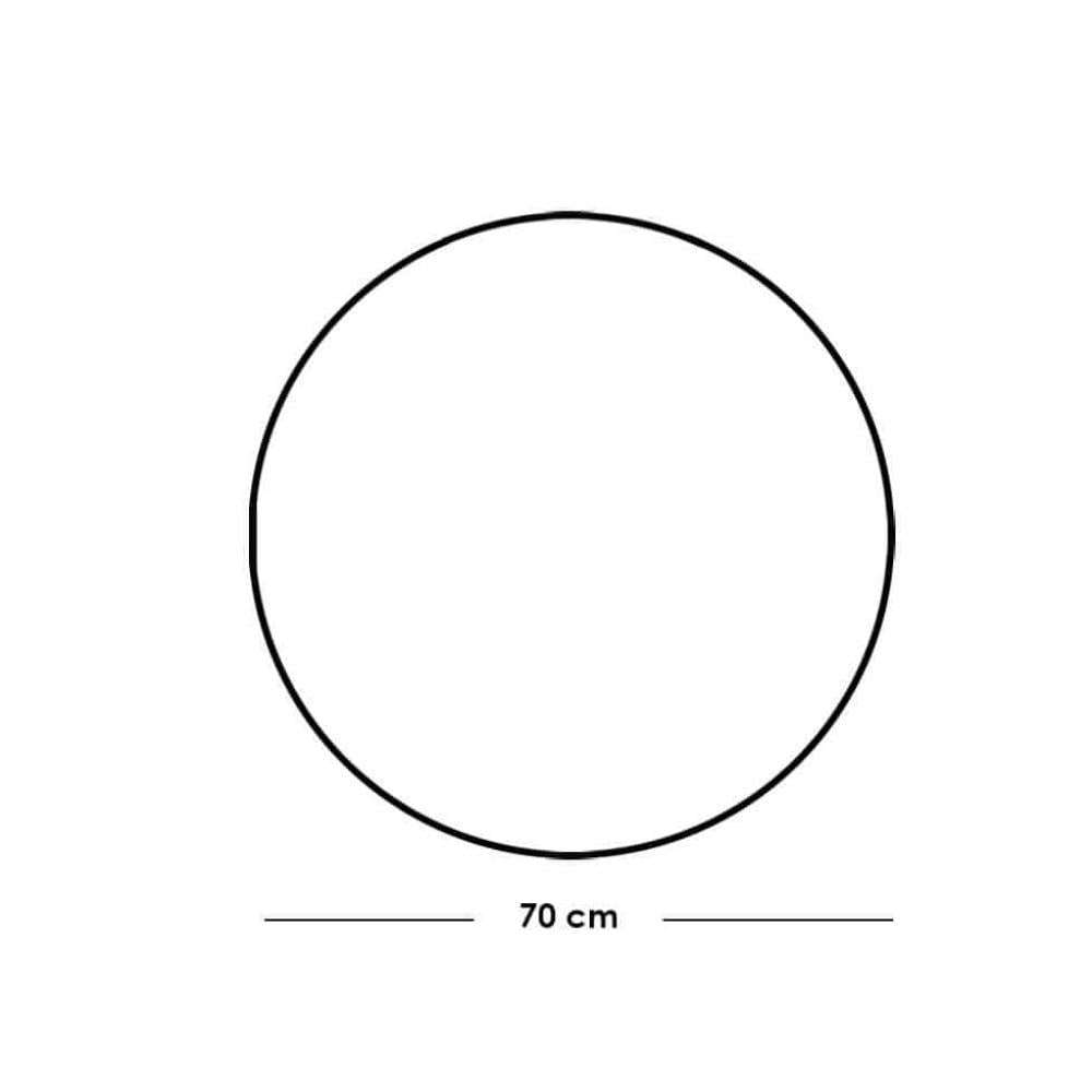 مرايا دائرية 70سم - ذهبي
